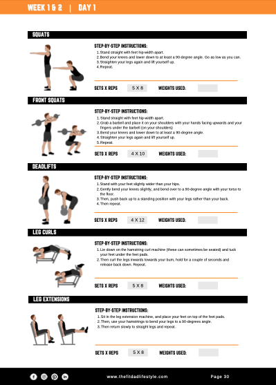 Back in shape workout plan hotsell