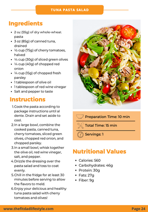 High Protein Meal Plan - With Recipes
