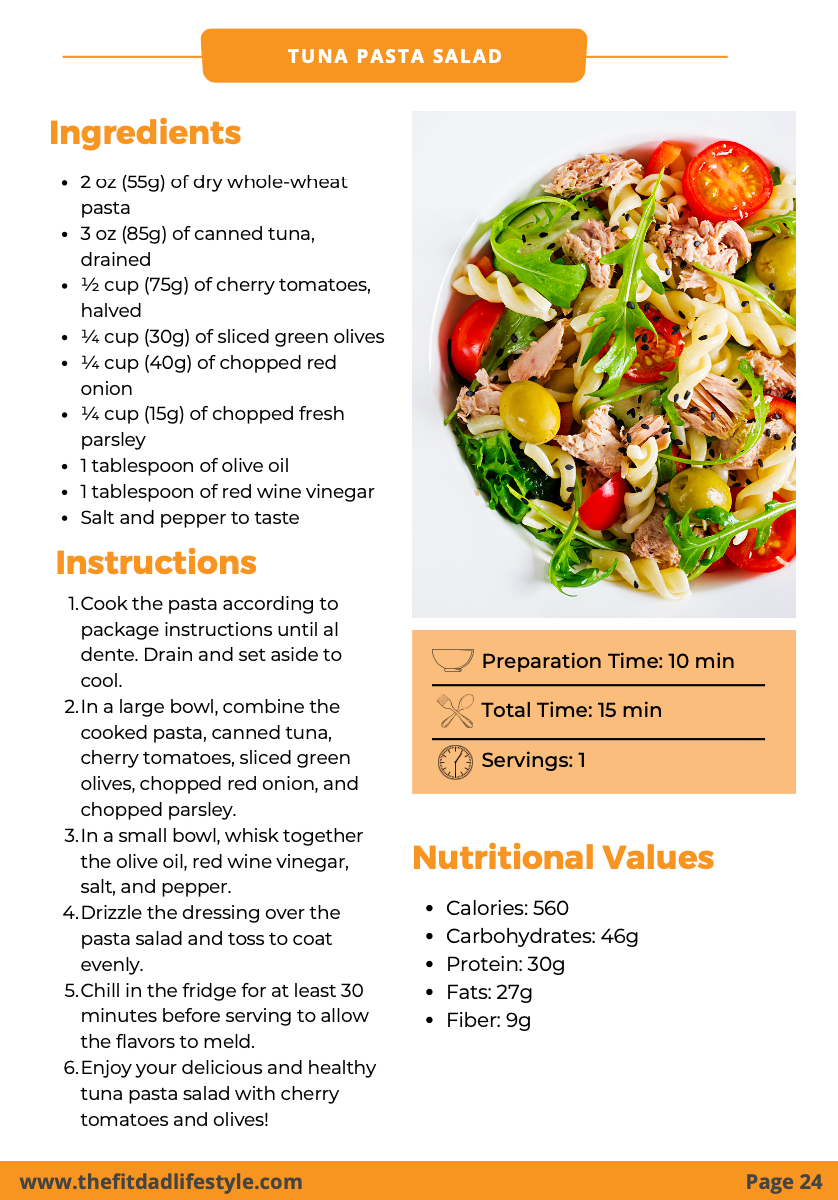 High Protein Meal Plan - With Recipes